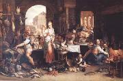 Frans Snyders Joachim Antonisz Uytewael Kitchen Scene (mk14) oil painting on canvas